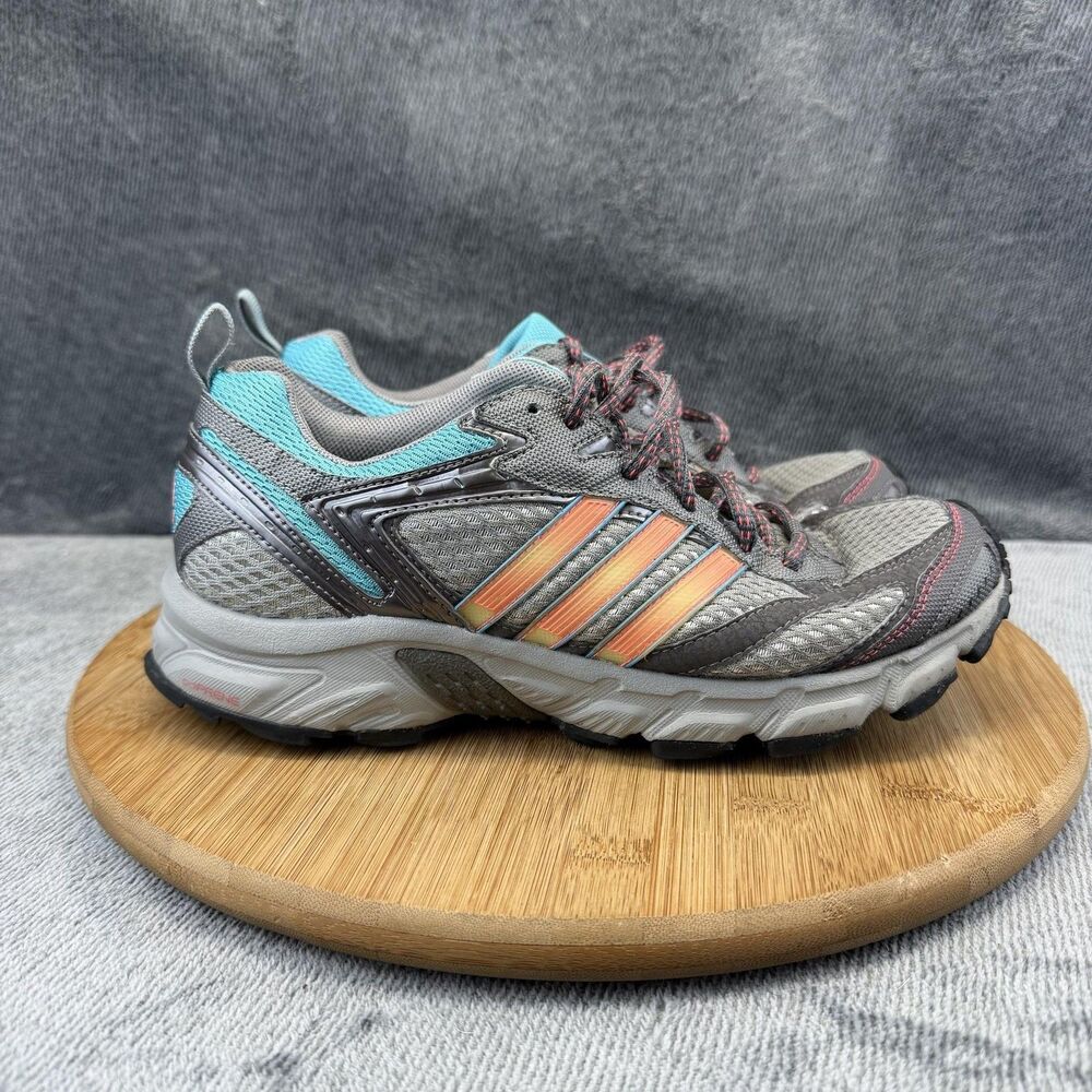 Adidas Running Shoes Womens Size 7.5 Gray Mesh Athletic Sneakers G50233 2012